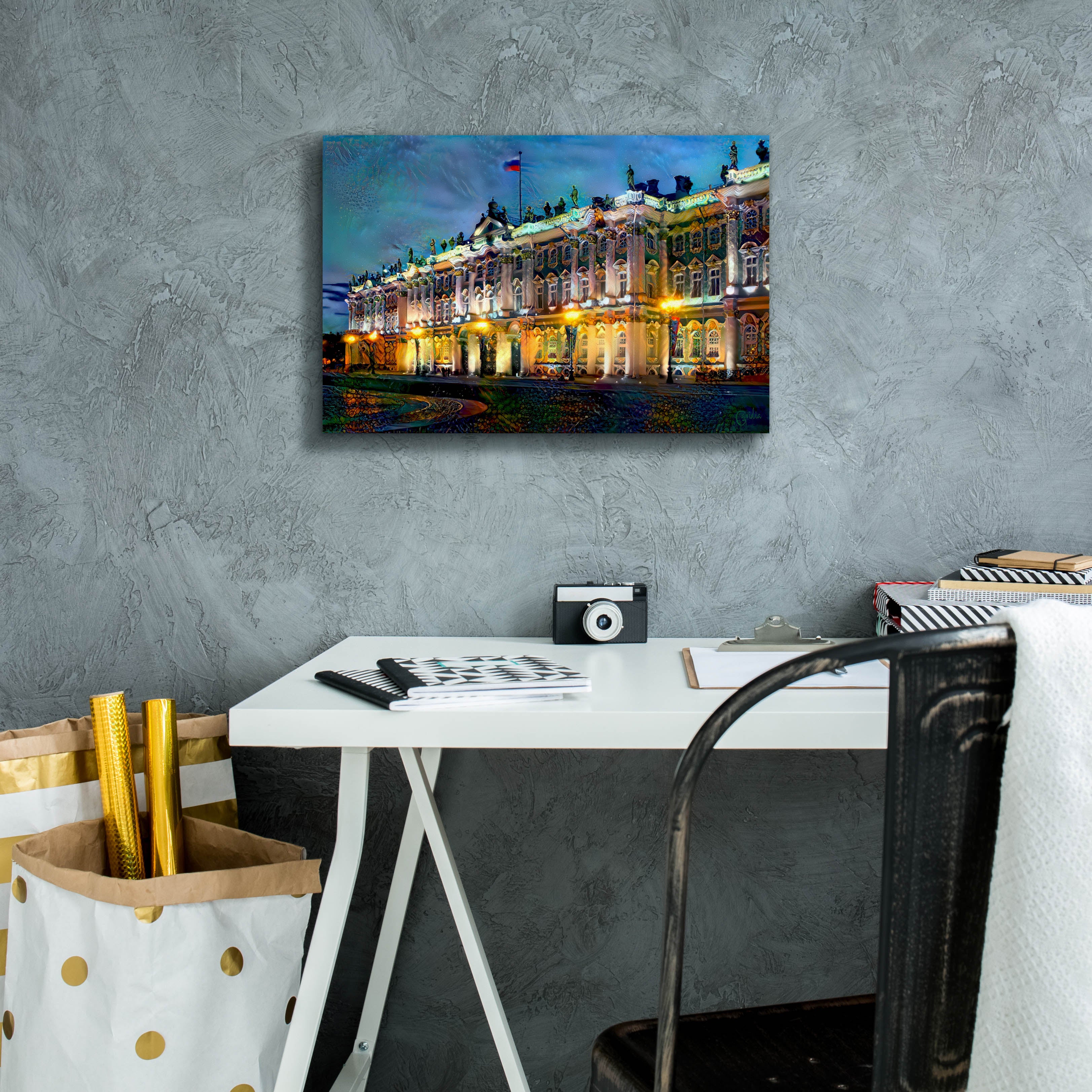 'Saint Petersburg Russia Hermitage Museum' by Pedro Gavidia, Canvas Wall Art,18 x 12