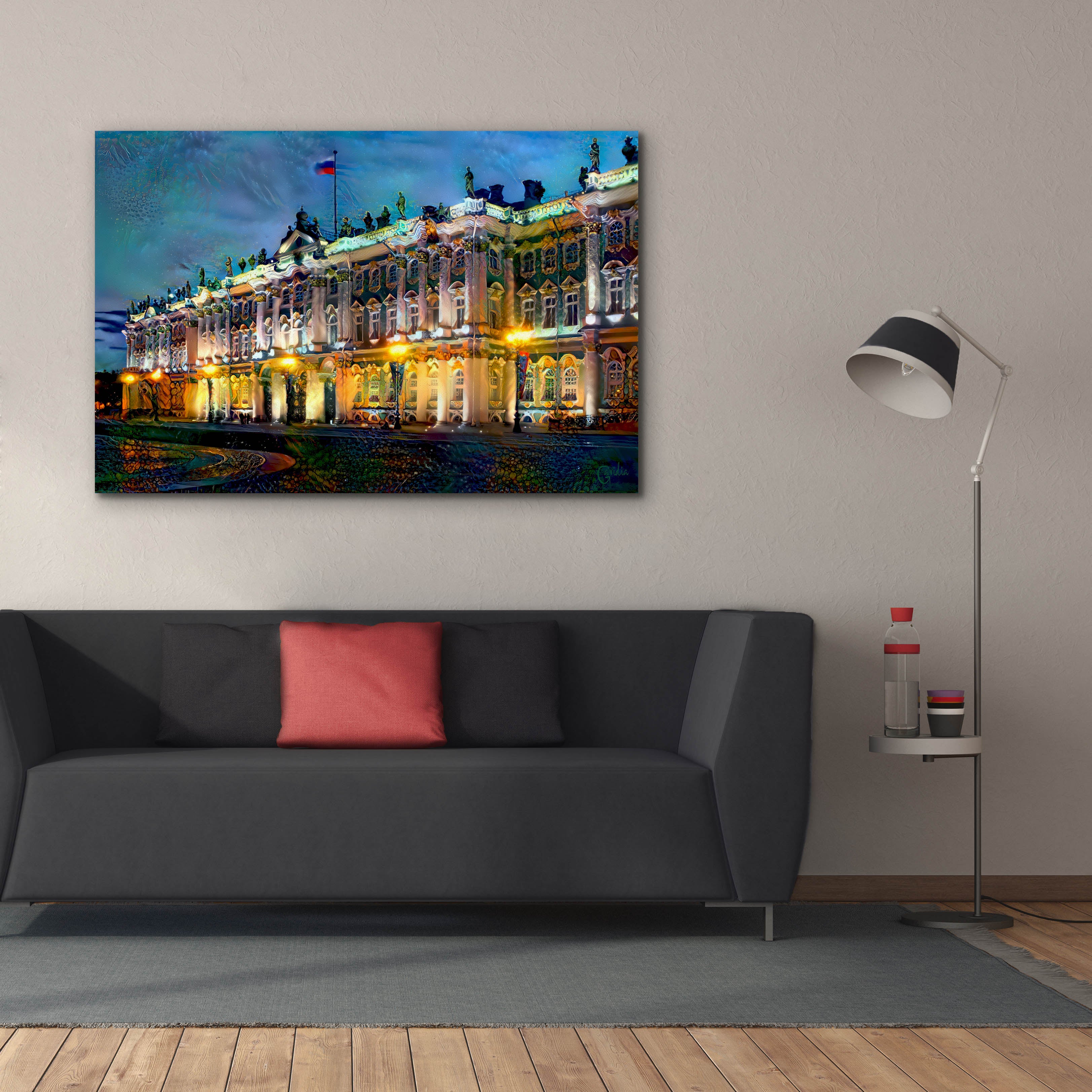 'Saint Petersburg Russia Hermitage Museum' by Pedro Gavidia, Canvas Wall Art,60 x 40