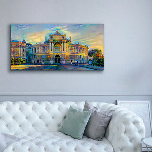 'Odessa Ukraine Opera and Ballet Theater' by Pedro Gavidia, Canvas Wall Art,60 x 30