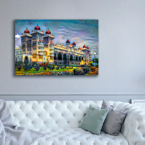 Image of 'Mysore India Royal Palace' by Pedro Gavidia, Canvas Wall Art,60 x 40