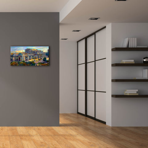 Image of 'Milan Italy Central Station' by Pedro Gavidia, Canvas Wall Art,40 x 20