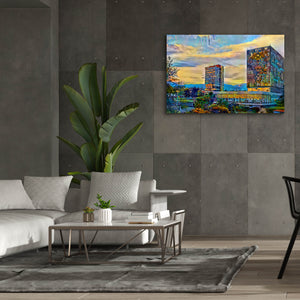 'Mexico City University City' by Pedro Gavidia, Canvas Wall Art,60 x 40