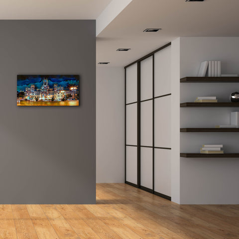 Image of 'Madrid Spain Cibeles Palace' by Pedro Gavidia, Canvas Wall Art,40 x 20