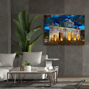 'Madrid Spain Alcala Gate' by Pedro Gavidia, Canvas Wall Art,54 x 40