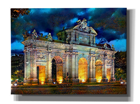 Image of 'Madrid Spain Alcala Gate' by Pedro Gavidia, Canvas Wall Art