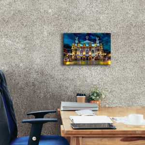 'Leopolis Ukraine Opera' by Pedro Gavidia, Canvas Wall Art,18 x 12