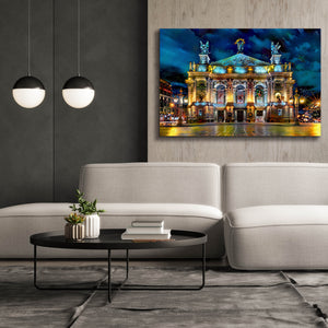 'Leopolis Ukraine Opera' by Pedro Gavidia, Canvas Wall Art,60 x 40