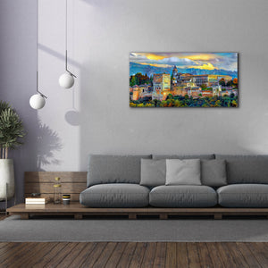 'Granada Spain La Alhambra' by Pedro Gavidia, Canvas Wall Art,60 x 30