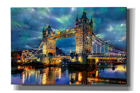 Image of 'England London Bridge' by Pedro Gavidia, Canvas Wall Art