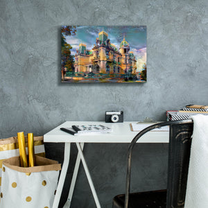 'Chihuahua Mexico Quinta Gameros' by Pedro Gavidia, Canvas Wall Art,18 x 12