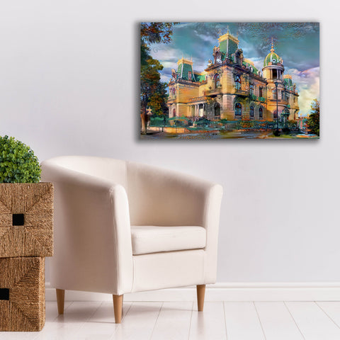 Image of 'Chihuahua Mexico Quinta Gameros' by Pedro Gavidia, Canvas Wall Art,40 x 26