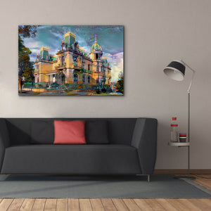 'Chihuahua Mexico Quinta Gameros' by Pedro Gavidia, Canvas Wall Art,60 x 40