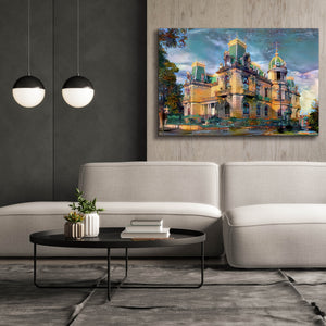'Chihuahua Mexico Quinta Gameros' by Pedro Gavidia, Canvas Wall Art,60 x 40