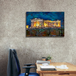 'Athens Greece Parthenon' by Pedro Gavidia, Canvas Wall Art,40 x 26