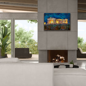 'Athens Greece Parthenon' by Pedro Gavidia, Canvas Wall Art,40 x 26