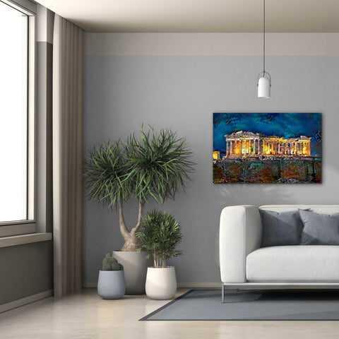 Image of 'Athens Greece Parthenon' by Pedro Gavidia, Canvas Wall Art,40 x 26