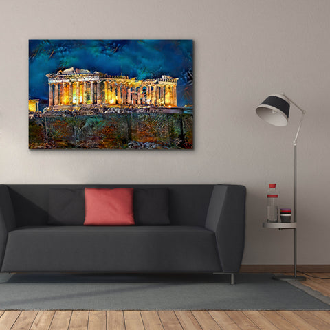 Image of 'Athens Greece Parthenon' by Pedro Gavidia, Canvas Wall Art,60 x 40