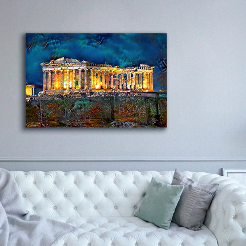 Image of 'Athens Greece Parthenon' by Pedro Gavidia, Canvas Wall Art,60 x 40