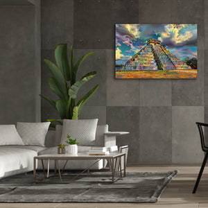 'Yucatan Mexico Chichen Itza' by Pedro Gavidia, Canvas Wall Art,60 x 40