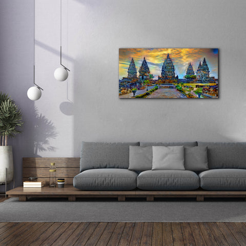 Image of 'Yogyakarta Indonesia Prambanan temple' by Pedro Gavidia, Canvas Wall Art,60 x 30