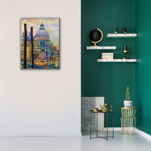 'Venice Italy The Salute Church of Saint Mary of Good Health' by Pedro Gavidia, Canvas Wall Art,26 x 34