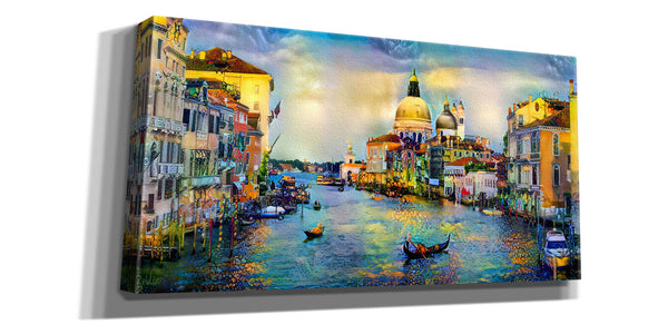 'Venice Italy Grand Canal and La Salute' by Pedro Gavidia, Canvas Wall Art