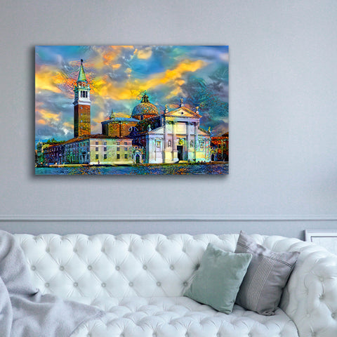Image of 'Venice Italy Church of San Giorgio Maggiore' by Pedro Gavidia, Canvas Wall Art,60 x 40