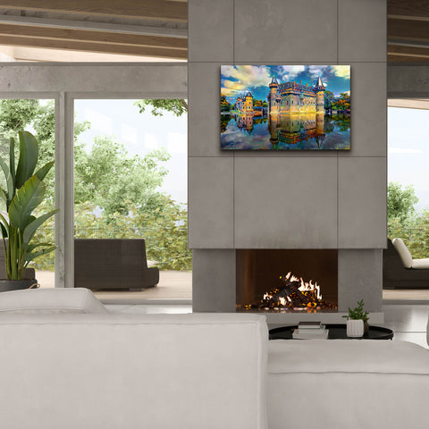 Image of 'Ultrecht Netherlands De Haar Castle' by Pedro Gavidia, Canvas Wall Art,40 x 26