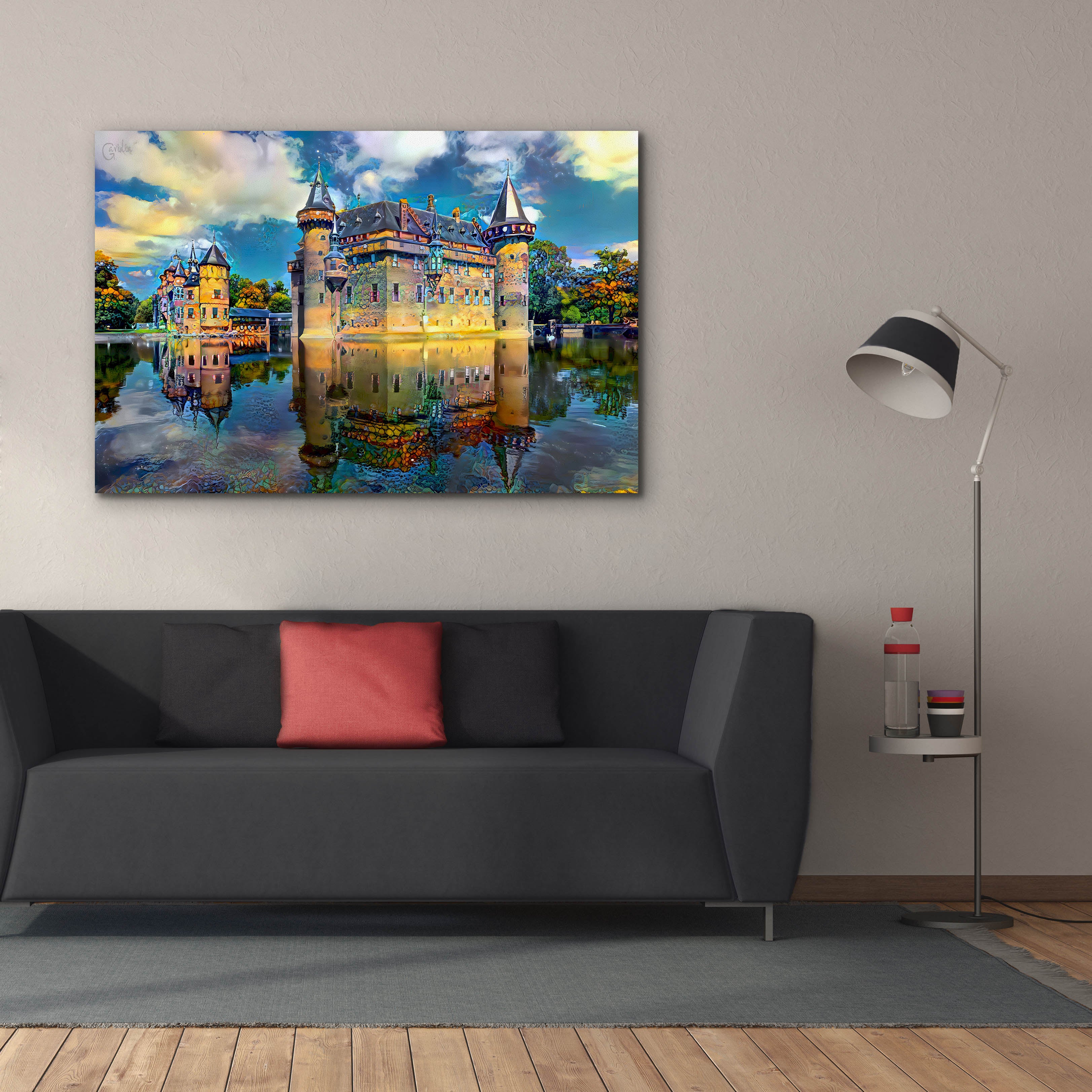 'Ultrecht Netherlands De Haar Castle' by Pedro Gavidia, Canvas Wall Art,60 x 40