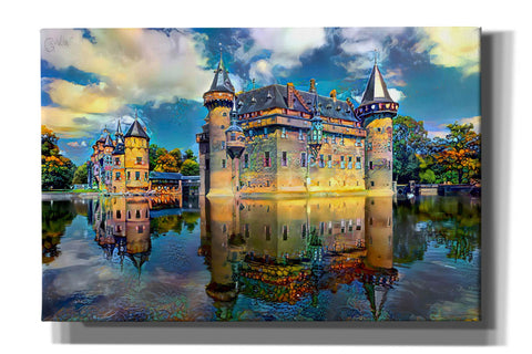 Image of 'Ultrecht Netherlands De Haar Castle' by Pedro Gavidia, Canvas Wall Art