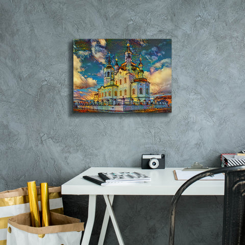 Image of 'Tyumen Russia Church of Zechariah and Elizabeth in Tobolsk' by Pedro Gavidia, Canvas Wall Art,16 x 12