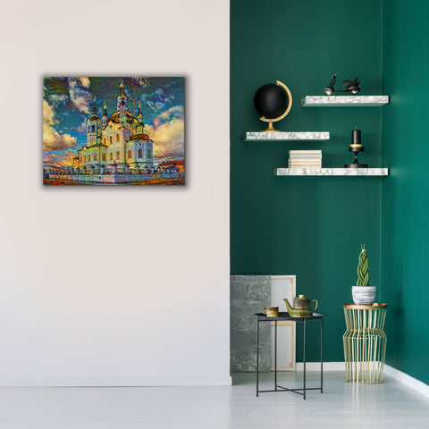 Image of 'Tyumen Russia Church of Zechariah and Elizabeth in Tobolsk' by Pedro Gavidia, Canvas Wall Art,34 x 26
