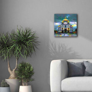 'Saint Petersburg Russia Naval cathedral of Saint Nicholas in Kronstadt' by Pedro Gavidia, Canvas Wall Art,18 x 18