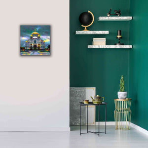 'Saint Petersburg Russia Naval cathedral of Saint Nicholas in Kronstadt' by Pedro Gavidia, Canvas Wall Art,18 x 18