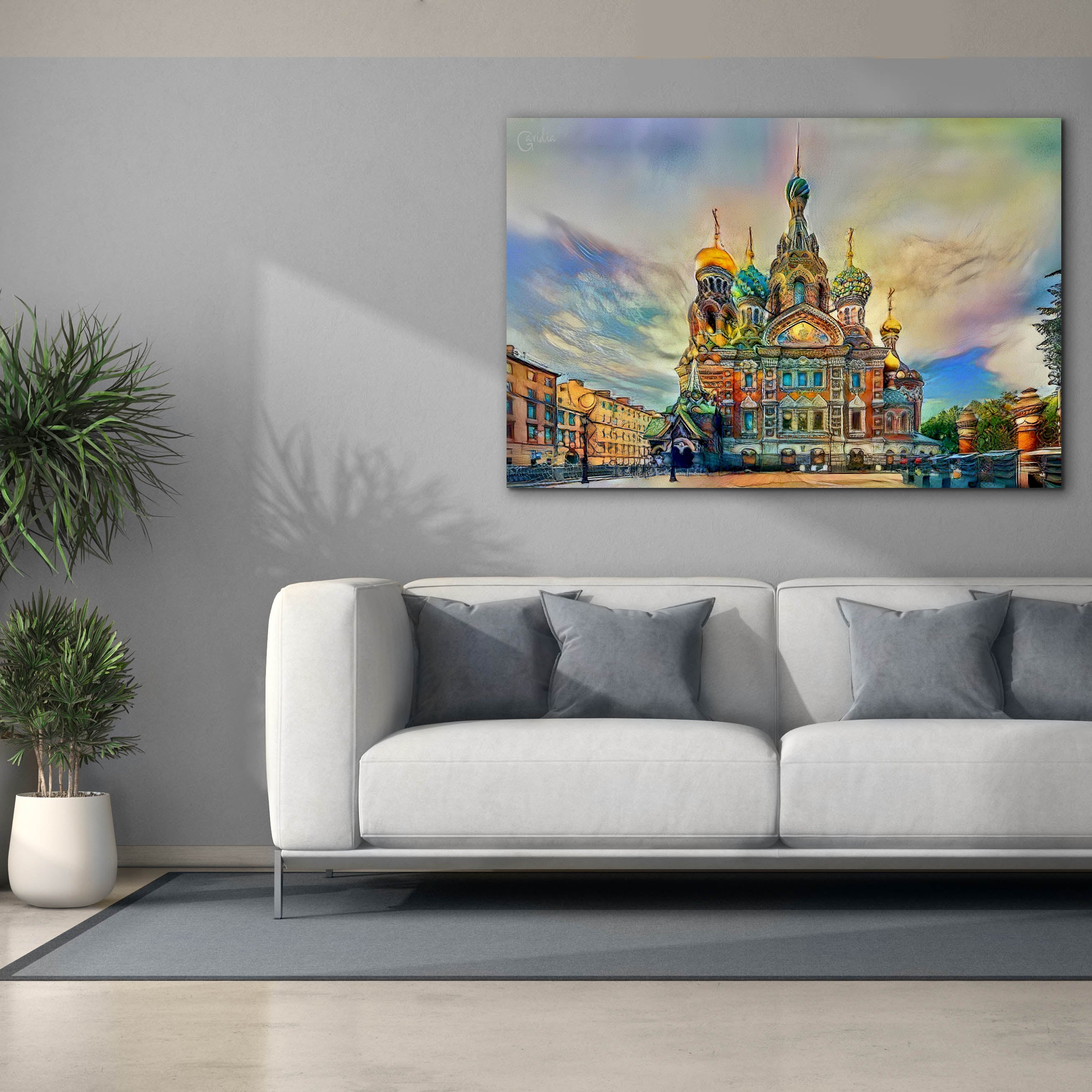 'Saint Petersburg Russia Church of the Savior on Spilled Blood Ver2' by Pedro Gavidia, Canvas Wall Art,60 x 40