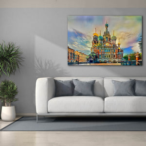 'Saint Petersburg Russia Church of the Savior on Spilled Blood Ver2' by Pedro Gavidia, Canvas Wall Art,60 x 40
