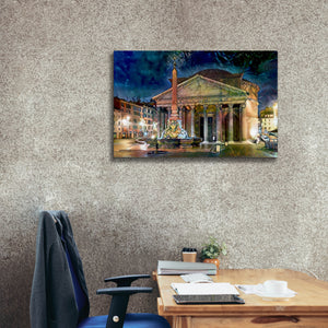 'Rome Italy Pantheon' by Pedro Gavidia, Canvas Wall Art,40 x 26