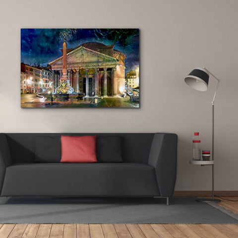 Image of 'Rome Italy Pantheon' by Pedro Gavidia, Canvas Wall Art,60 x 40