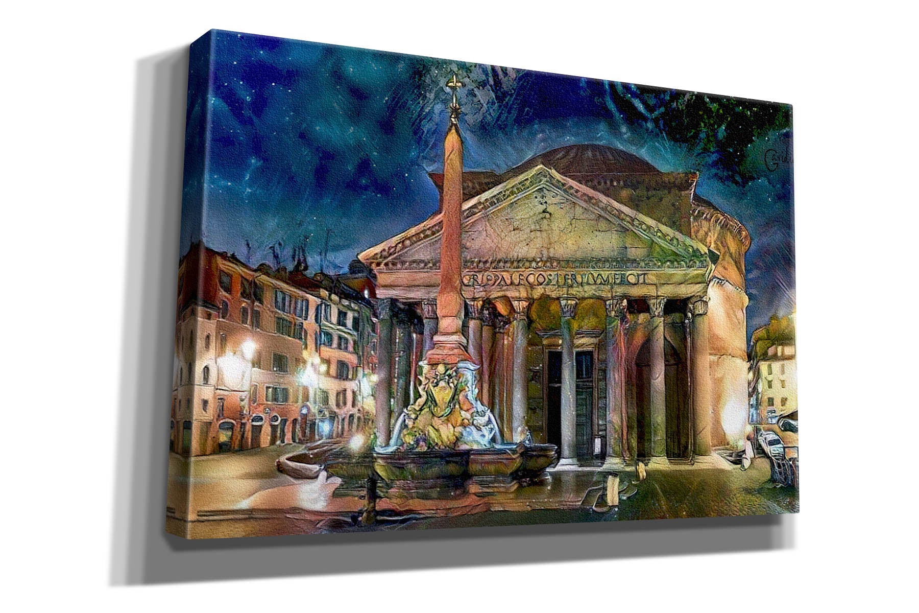 'Rome Italy Pantheon' by Pedro Gavidia, Canvas Wall Art