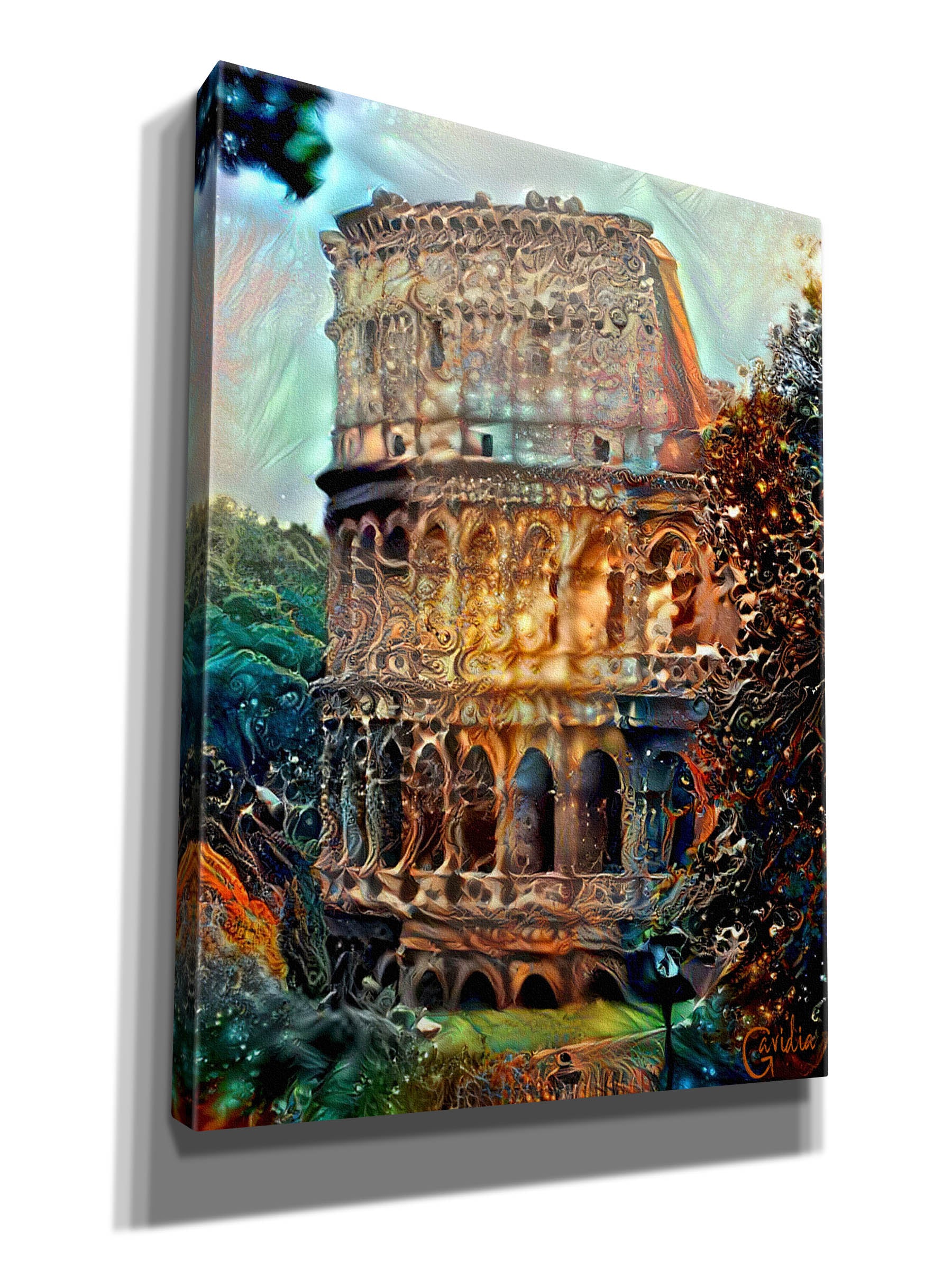 'Rome Italy Colosseum' by Pedro Gavidia, Canvas Wall Art