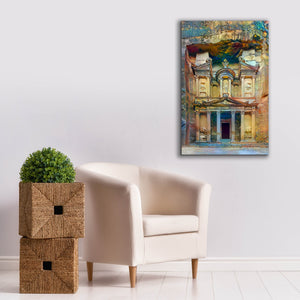 'Petra Jordan' by Pedro Gavidia, Canvas Wall Art,26 x 40