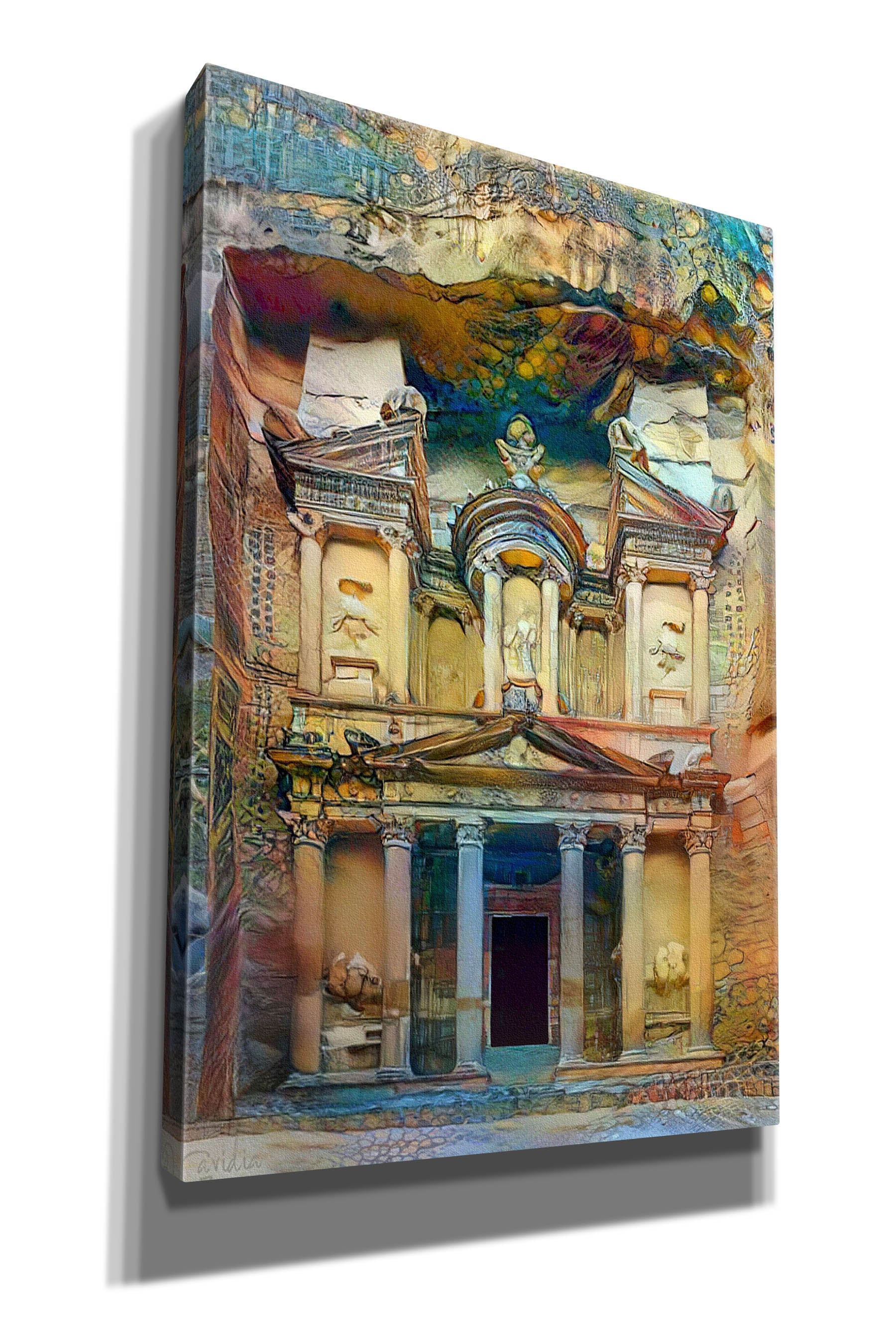 'Petra Jordan' by Pedro Gavidia, Canvas Wall Art