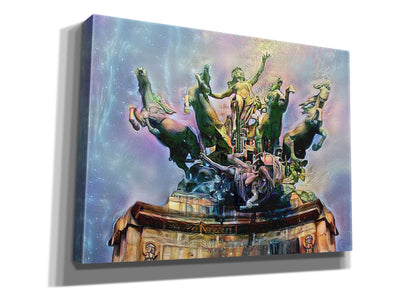 'Paris France Quadriga at Grand Palais' by Pedro Gavidia, Canvas Wall Art