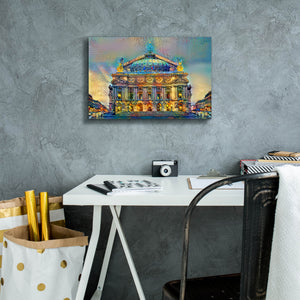 'Paris France Opera Garnier' by Pedro Gavidia, Canvas Wall Art,18 x 12