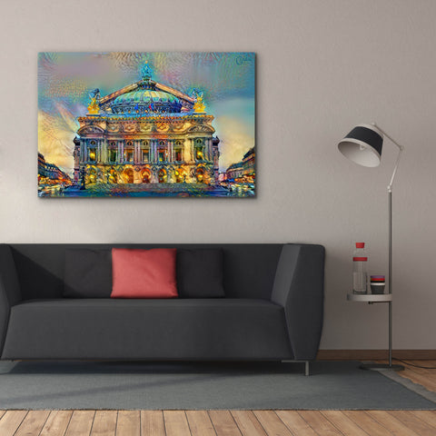 Image of 'Paris France Opera Garnier' by Pedro Gavidia, Canvas Wall Art,60 x 40