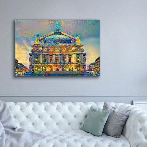 Image of 'Paris France Opera Garnier' by Pedro Gavidia, Canvas Wall Art,60 x 40