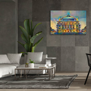 'Paris France Opera Garnier' by Pedro Gavidia, Canvas Wall Art,60 x 40