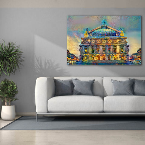 Image of 'Paris France Opera Garnier' by Pedro Gavidia, Canvas Wall Art,60 x 40