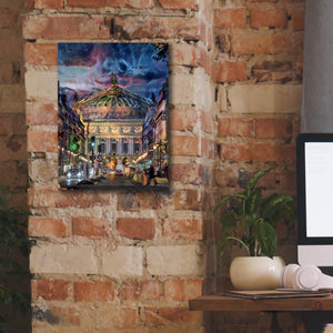 'Paris France Opera Garnier at dusk' by Pedro Gavidia, Canvas Wall Art,12 x 16
