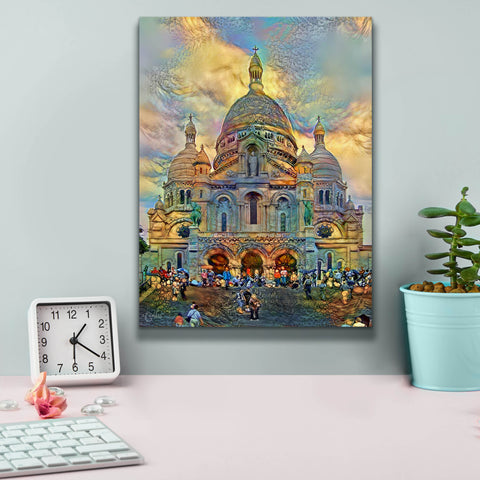 Image of 'Paris France Basilica of the Sacred Heart Sacre Coeur 2' by Pedro Gavidia, Canvas Wall Art,12 x 16